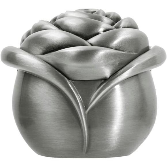 Vintage Rose Flower Style Antique Women Trinket Jewelry GiftBox Necklace Earring - Picture 3 of 7